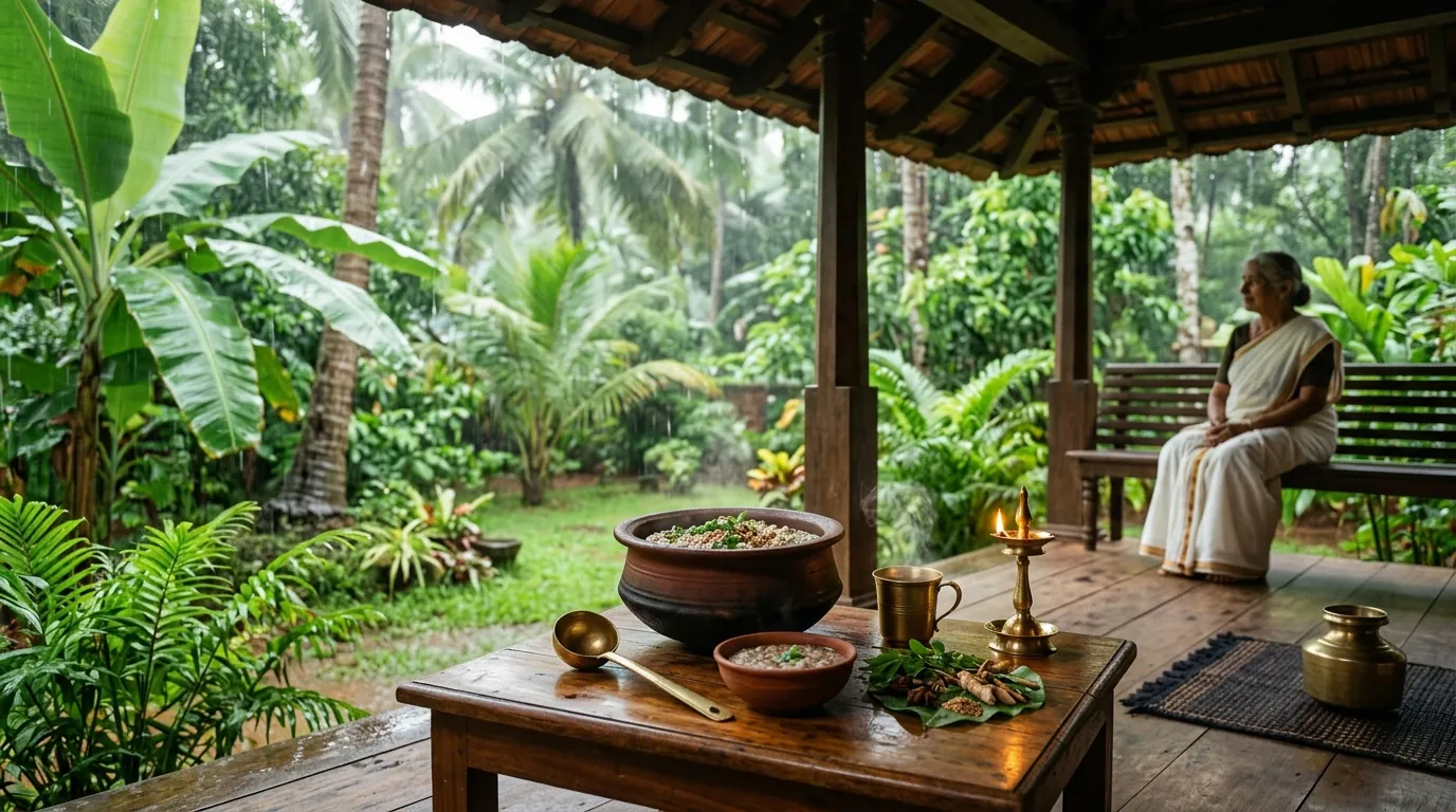 Monsoon Karkidaka Chikitsa Rejuvenation Therapy and Kanji in Kerala