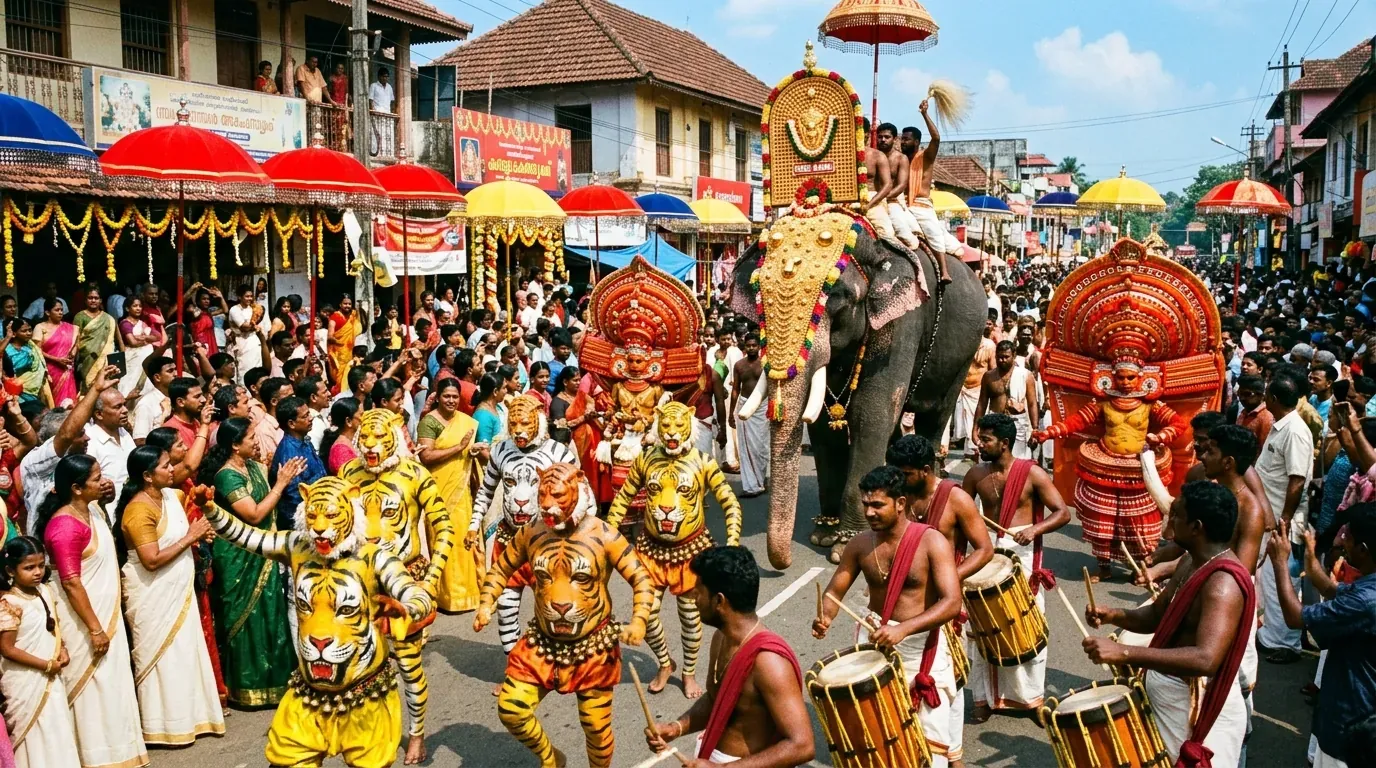 Tripunithura Athachamayam Royal Onam Procession